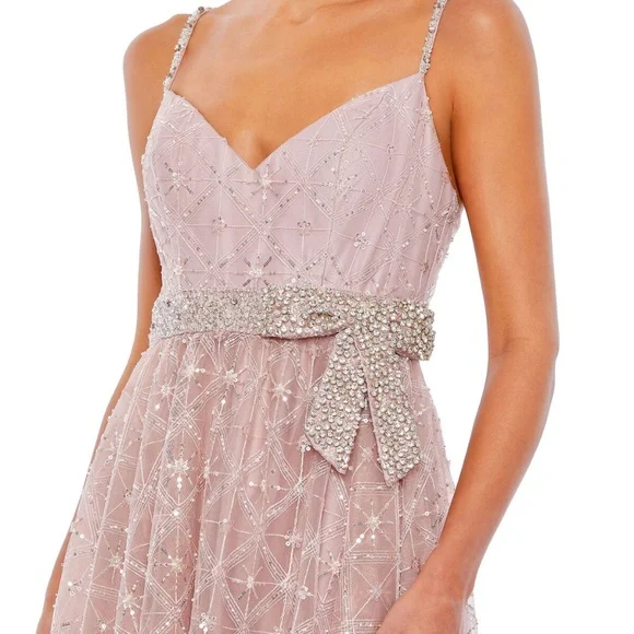 Mac Duggal 68050 Rhinestone Embellished Sweetheart Neckline Gown Size 4